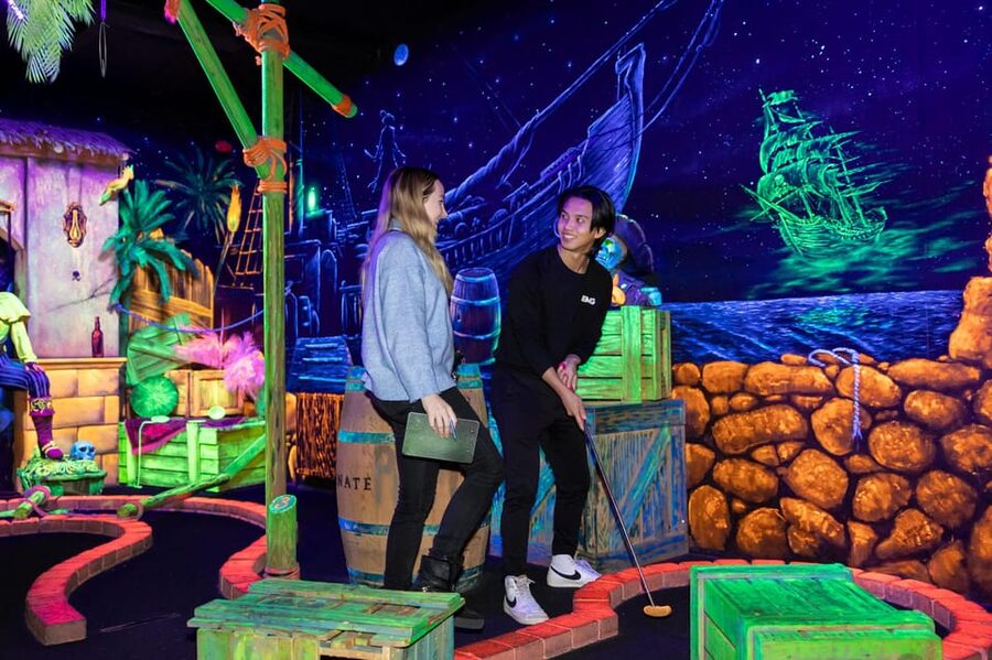 Aloha Amsterdam: 12-Hole Glow-in-the-Dark Mini-Golf - Is the $10 price good value?