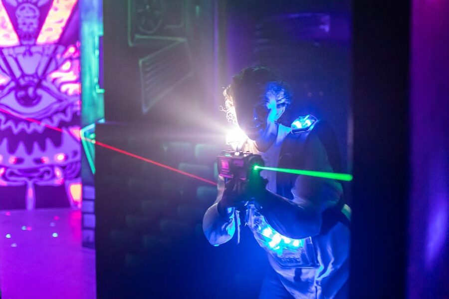 Aloha Amsterdam: Laser Tag Experience - Scores at the End of the Battle