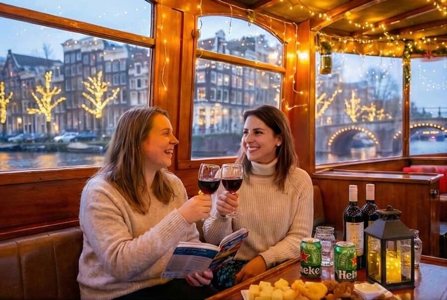 Amsterdam:1.5-Hour Canal Cruise local Guide, Drinks & Snacks - What the Dutch snacks and drinks add