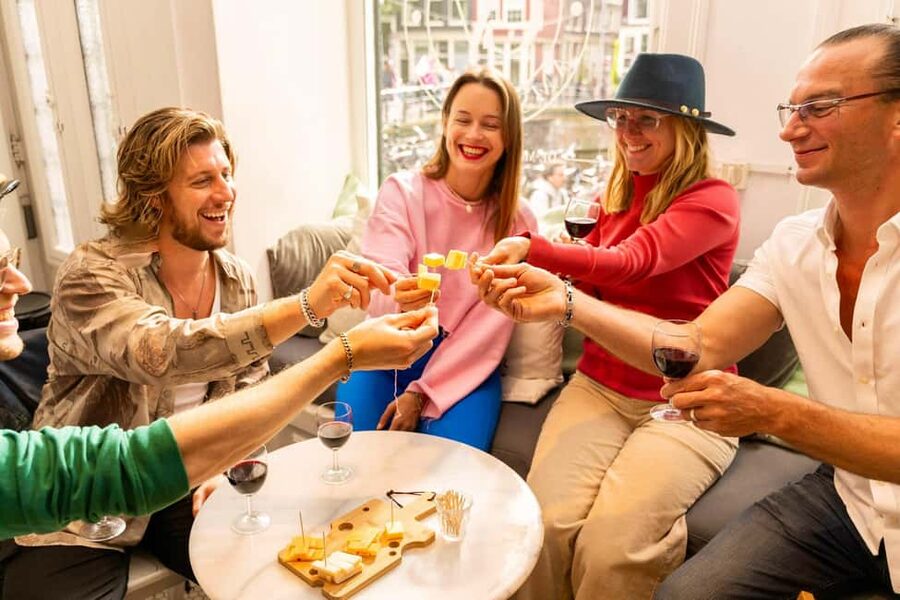 Amsterdam: 10 Tastings Guided Food Tour by UNESCO Canals - Spui and the first local snacks