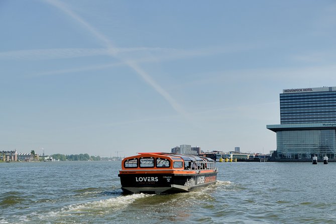 Amsterdam 1h Canal Cruise by Semi-Open Boat with Audio Guide - Anne Frank House and major museums from the water