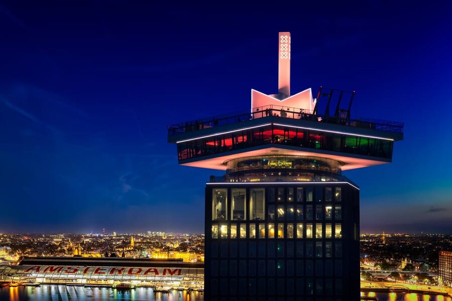 Amsterdam: A'DAM Lookout Entry Ticket with 2 Drinks - Is $28 good value?