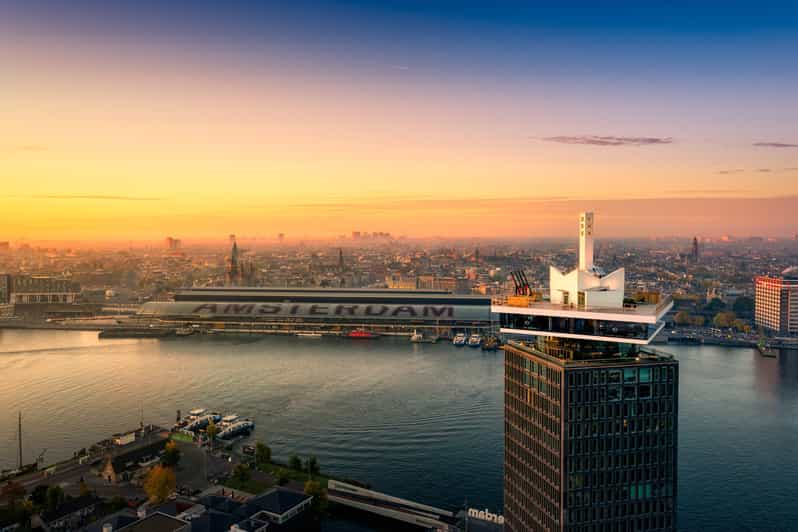 Amsterdam: A'DAM Lookout Entry Ticket with Burger - The 20-second ride to the 20th floor