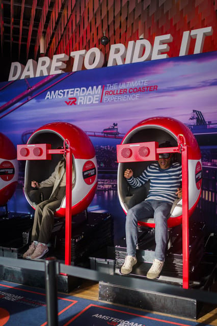 Amsterdam: A'DAM Lookout Ticket and Lunch or Dinner Voucher - The Amsterdam VR roller coaster