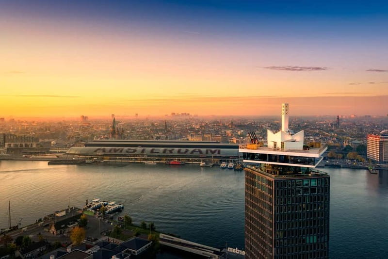 Amsterdam: A'DAM Lookout with Revolving Restaurant Moon - Making sense of Amsterdam with the audio tour