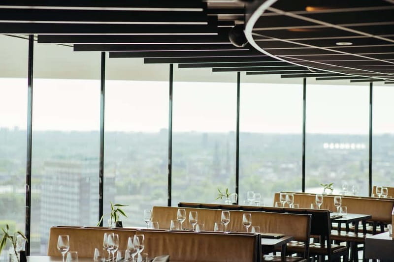 Amsterdam: A'DAM Lookout with Revolving Restaurant Moon - Lunch above Amsterdam at Moon