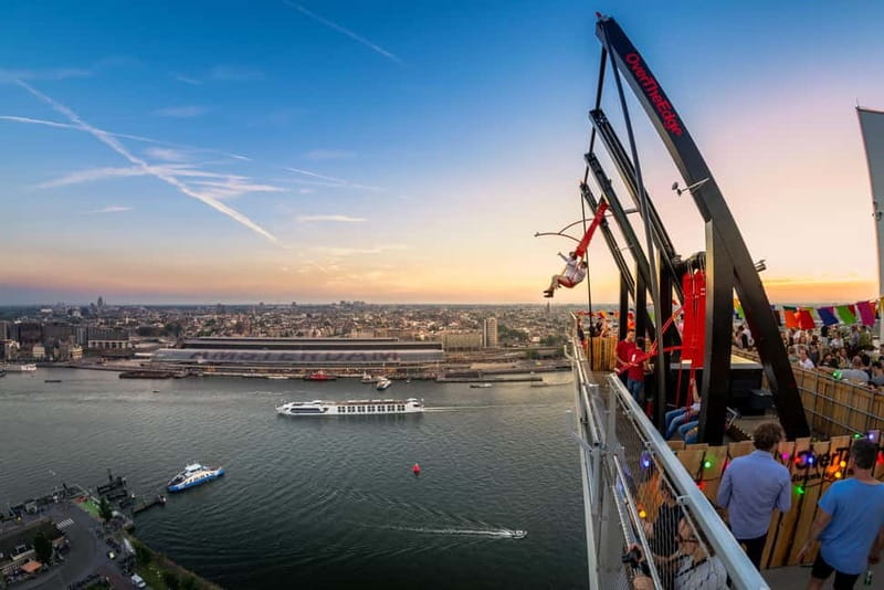 Amsterdam: A'DAM Lookout with Revolving Restaurant Moon - Dinner at Moon and the real cost