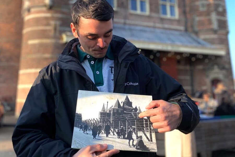 Amsterdam: Anne Frank Guided Small Group Walking Tour - Dam Square sets the wartime story in the city center
