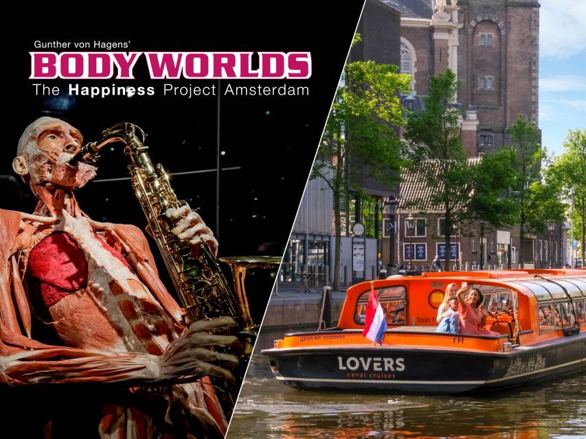 Amsterdam: Body Worlds Exhibition and Canal Cruise - The cruise audio guide and language choices