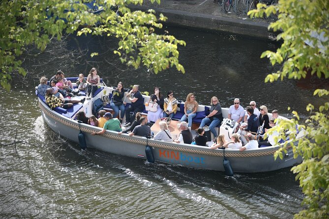 Amsterdam Canal Cruise in Open Boat with Unlimited Drinks Option - Hermitage Museum and the main canal sights