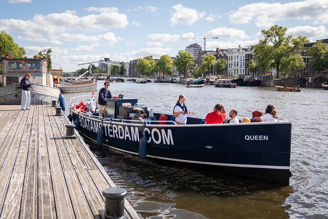 Amsterdam Canal Cruise with Live guide & Two drinks - Central St. - Meeting at Stationsplein 24 near Central Station