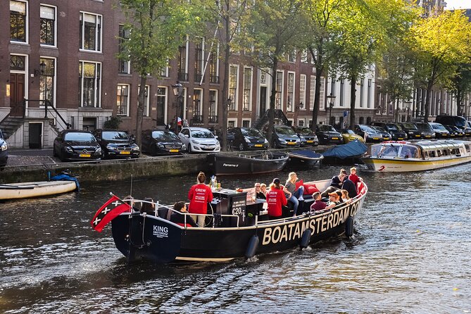 Amsterdam Canal Cruise with Open Bar - Central Station - The Amstel, city hall, and the Magere Brug