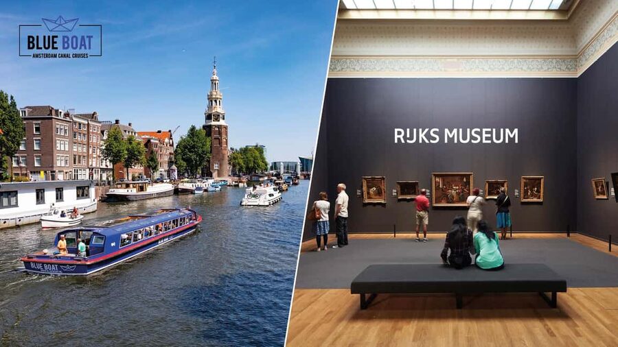 Amsterdam: City Canal Cruise and Rijksmuseum - The 75-minute cruise through Amsterdam’s canal belt