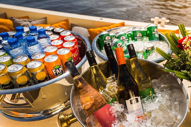 Amsterdam Classic Saloon Boat Canal Cruise with Live Guide - Seven Bridges after Thorbecke Bridge