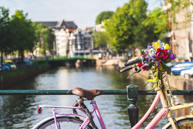 Amsterdam Countryside Bike Tour - Crossing the IJ behind Central Station