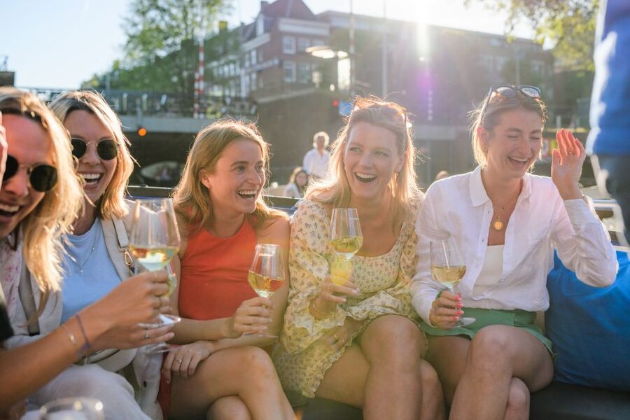 Amsterdam: Covered Canal Booze Cruise with Unlimited Drinks - The guides make more difference than the boat