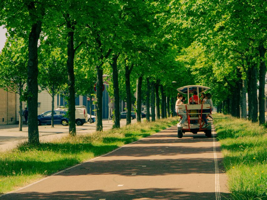 Amsterdam: Dutch Beer Bike Blast Tour with Onboard Bar - Weather, comfort, and group planning