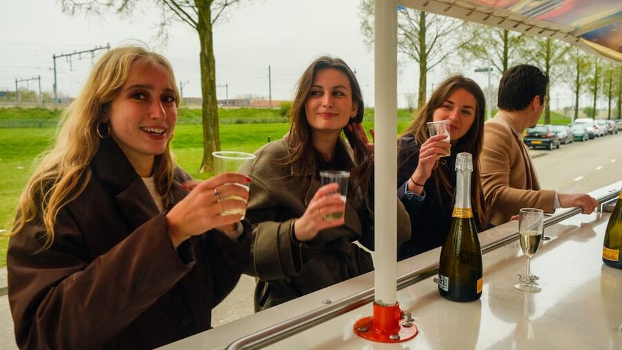 Amsterdam: Dutch Prosecco Party Bike - Group size, private bookings, and the party mood