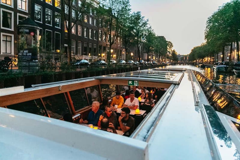 Amsterdam: Evening Cruise with Optional Wine and Snacks - The Golden Bend and Rijksmuseum