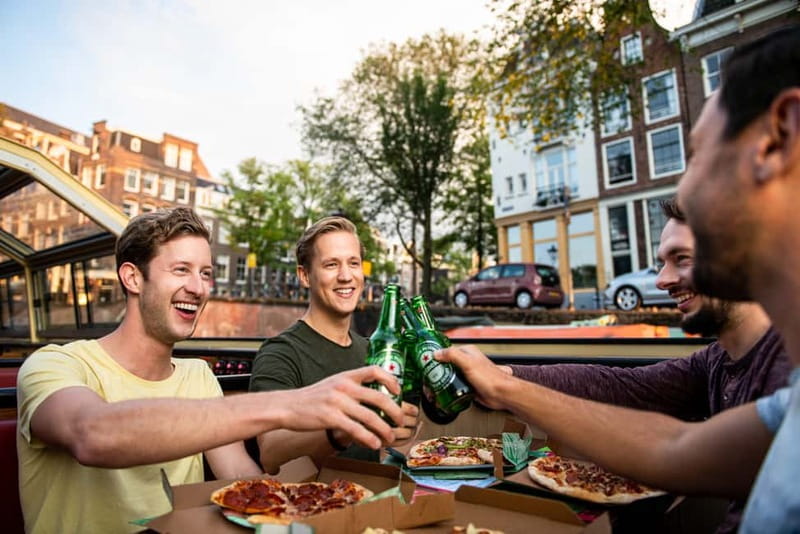 Amsterdam: Evening Pizza Cruise Along the Canals - Key things to know before you book