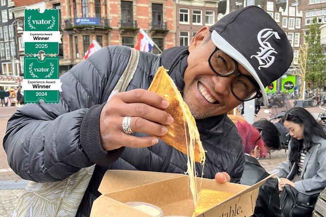 Amsterdam Food and Cultural Tour with Tastings - Torensluis and Amsterdam’s crooked houses