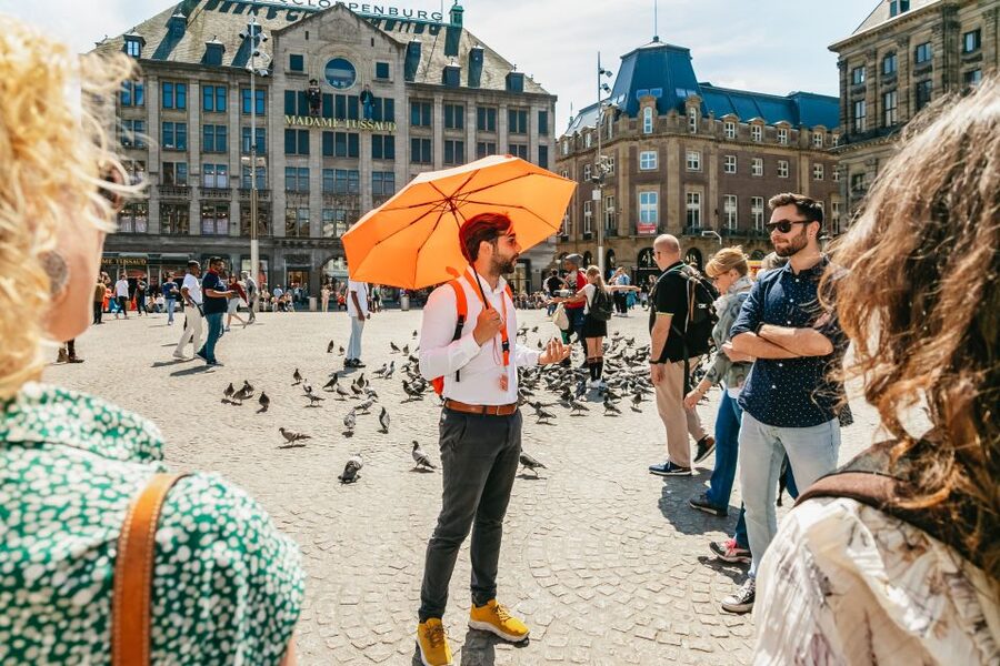 Amsterdam: Historical Highlights Walking Tour with Tasting - The Mint Tower, Flower Market, and Amstel River