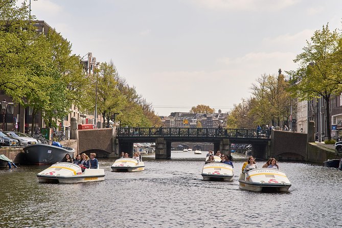 Amsterdam Independent Sightseeing by Pedal Boat - Starting at a central Amsterdam pier