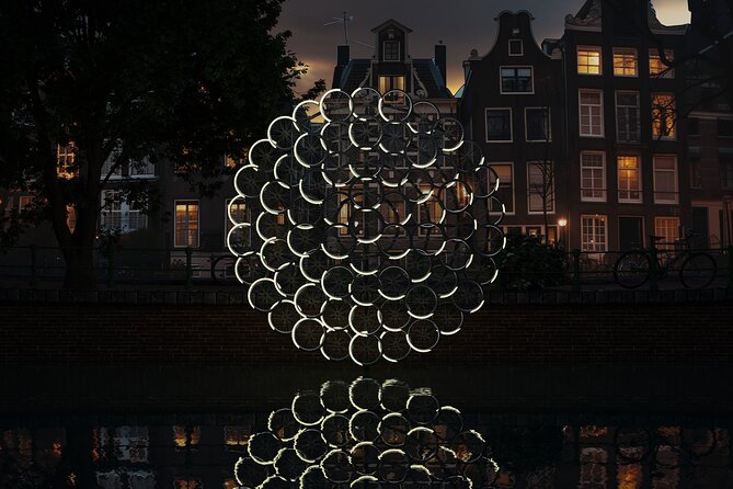 Amsterdam Light Festival Canal Cruise + Unlimited Drinks Option - Seeing the installations from the water