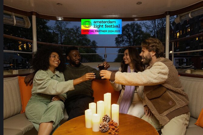 Amsterdam Light Festival: Cruise Unlimited Drinks & Bite option - Key points at a glance