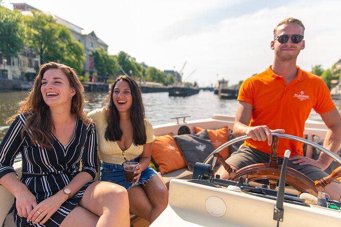 Amsterdam Luxury Canal Cruise + Unlimited Drinks & Bites option - The Rijksmuseum, Spiegelgracht, and Museum Quarter Views