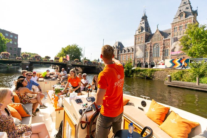 Amsterdam Luxury Canal Cruise + Unlimited Drinks & Bites option - Boats, Windows, Blankets, and Cold Weather