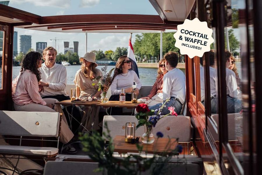 Amsterdam: Luxury Cruise Unlimited Cocktails & Snacks Option - What this Amsterdam cruise is really selling