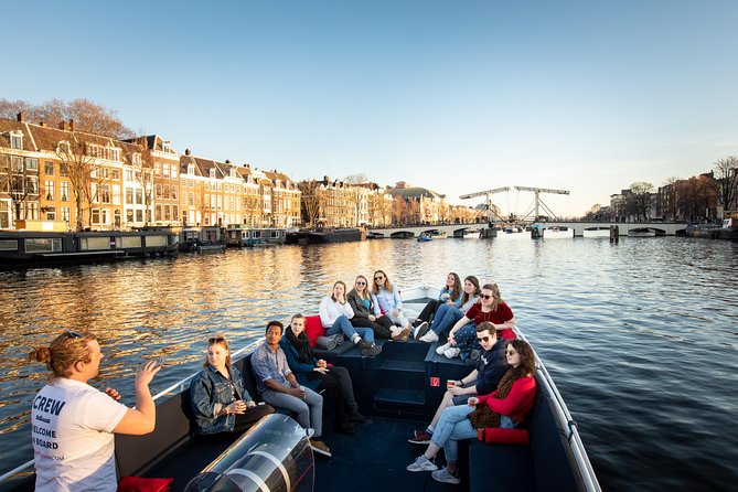Amsterdam Open Boat Cruise in Old City Center with Live Guide - Drinks make the price easier to justify
