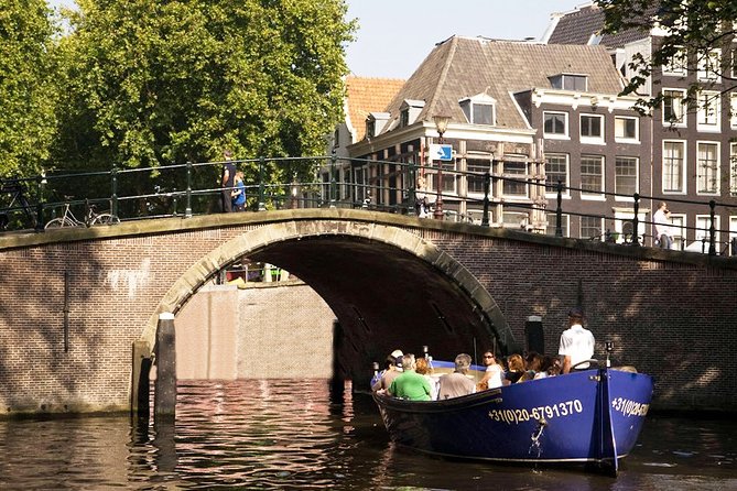 Amsterdam Open Boat Sightseeing Canal Cruise - A’DAM LOOKOUT across the water