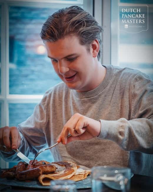 Amsterdam: Pancakes at Dutch Pancake Masters - The Art Adds More Than Decoration