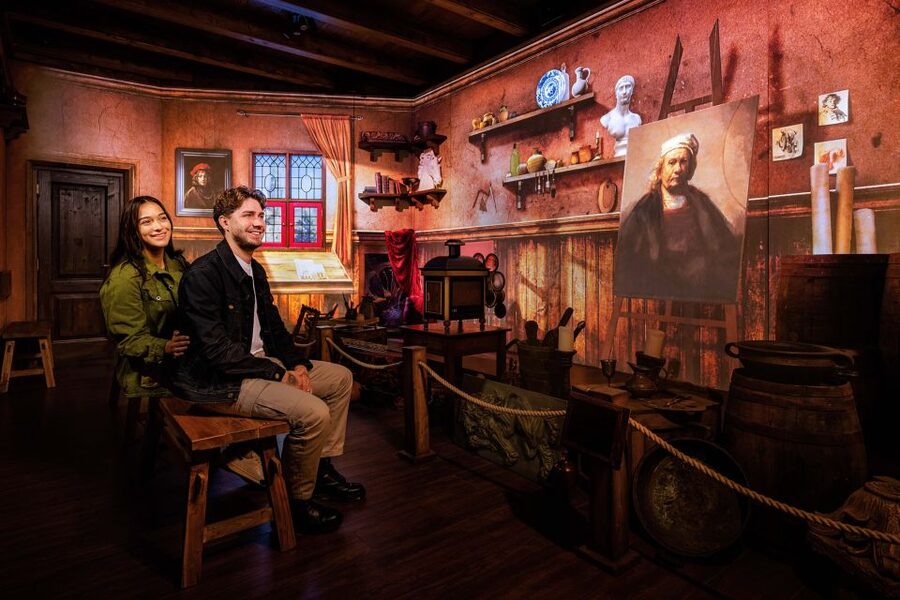 Amsterdam: Rembrandts Immersive Experience Admission Ticket - The AI Rembrandt portrait option