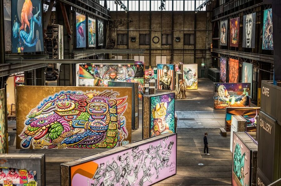 Amsterdam: Streetart Museum STRAAT Entrance Ticket - The main collection: 180-plus works in one vast hall