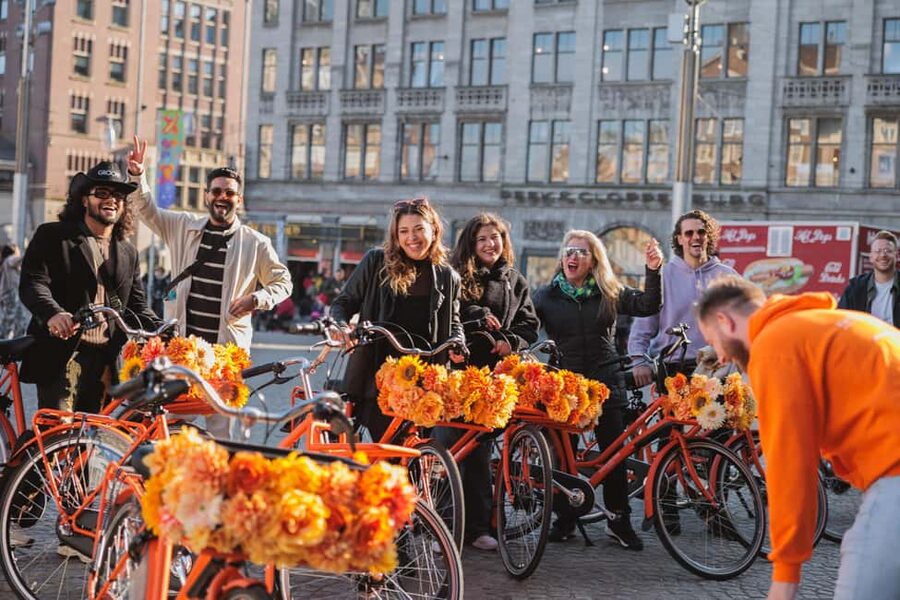 Amsterdam: Top Highlights Guided Bike Tour EN/DE/ES/FR/IT/CN - UNESCO-listed canals and the Nine Streets