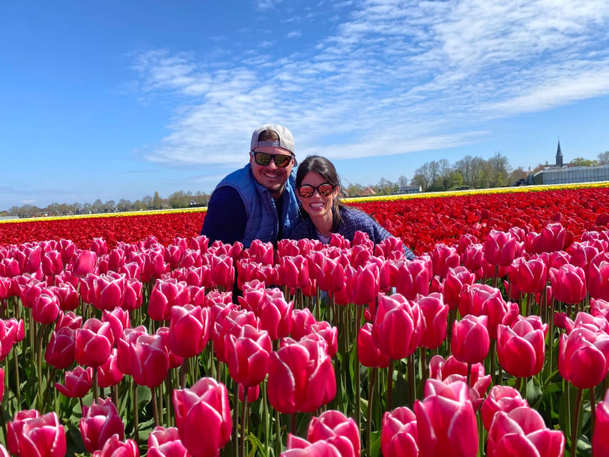 Amsterdam: Tulip Fields Day Tour with Lunch & Windmill - First field stops: color, farming, and photo time