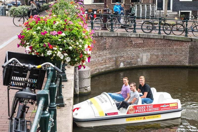Amsterdam: Unique Pedal Boat Experience in the Canals - Pedaling past Amsterdam’s major sights
