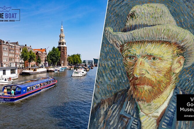 Amsterdam: Van Gogh Museum Entry & 75 minute City Canal Cruise - Inside the Van Gogh Museum for 90 focused minutes