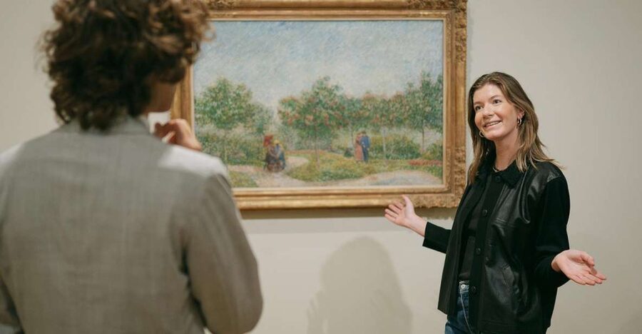 Amsterdam: Van Gogh Museum Entry Ticket and Guided Tour - The first minutes inside the museum