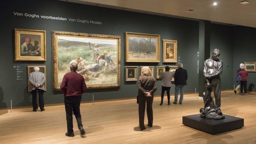 Amsterdam: Van Gogh Museum Guided Tour - Meeting the guide beside Cobra Café