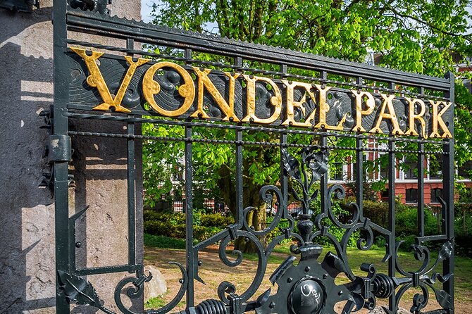 Authentic tour of Amsterdam: Jordaan, Ana Frank and Vondelpark - Starting at Stationsplein with Amsterdam in view