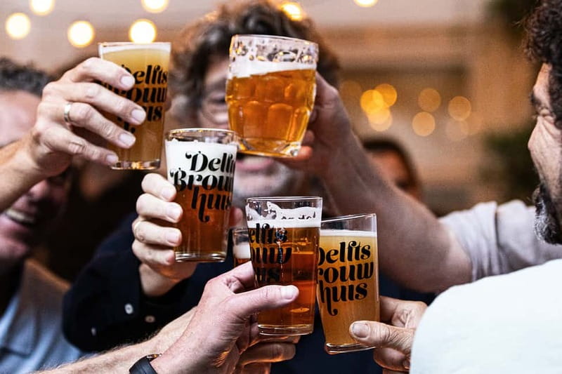 Delft: Craft Beer Tasting in Medieval Brewery with Snacks - A brewery beneath central Delft