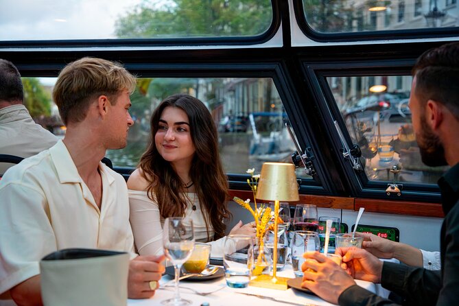 Dinner Canal Cruise Amsterdam: 4-Courses Including Drinks - Jordaan, Westerkerk, and Anne Frank House