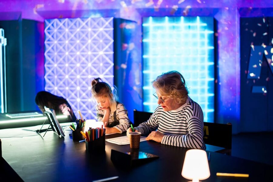 Eindhoven: Motion Experience Light Art Playground Ticket - The large ball pit and the physical side of the visit