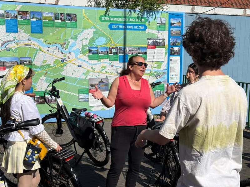 From Amsterdam: Zaanse Schans Windmills & More - E-Bike Tour - Arriving at Zaanse Schans after about 90 minutes