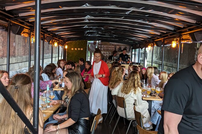 Groningen: Terrace Boat Experience with a Cozy Bar: 1 hour - Oosterhaven: Groningen’s Working Water