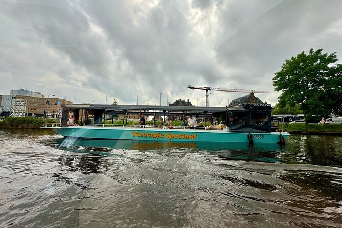 Groningen: Terrace Boat Experience with a Cozy Bar: 1 hour - Starting at Stationsweg 1003